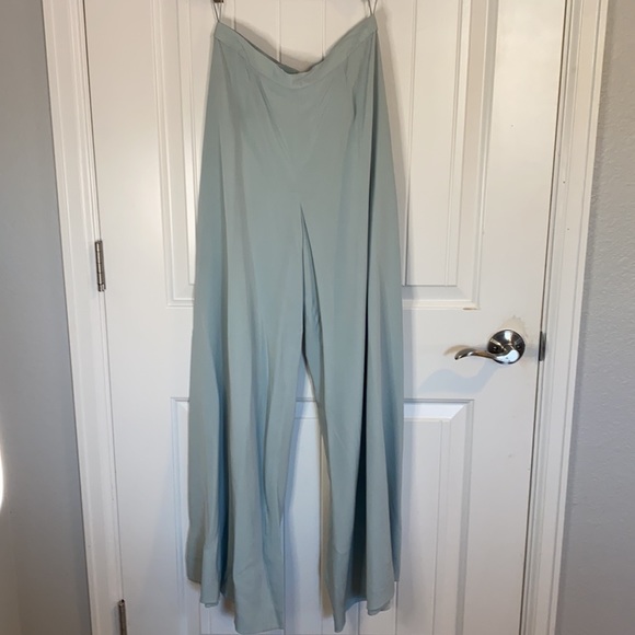 Ralph Lauren Collection wide leg silk pants - Picture 8 of 9